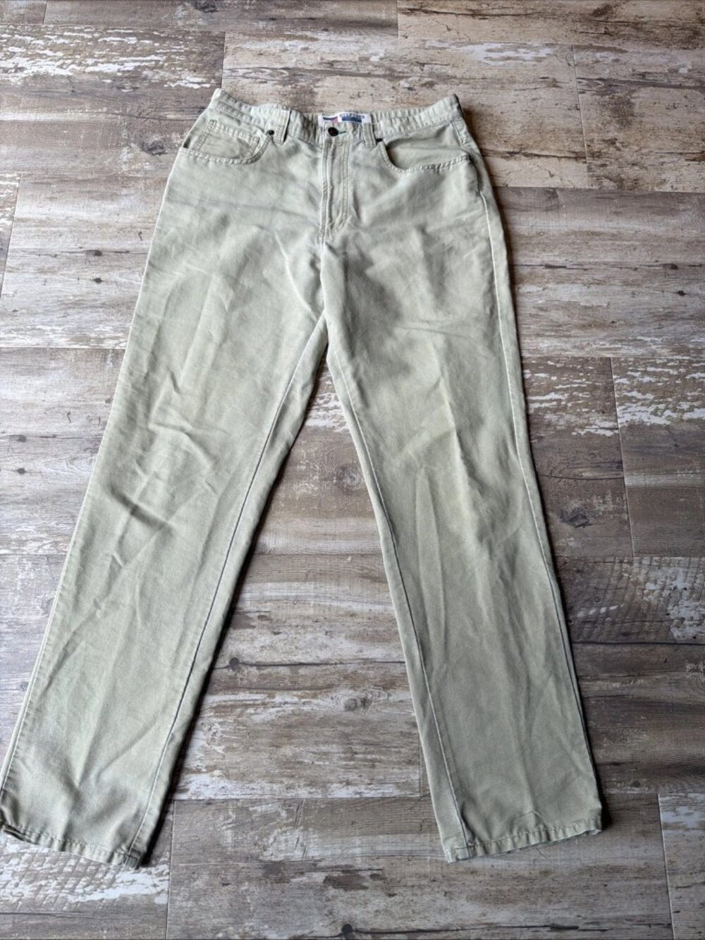 VTG TOMMY HILFIGER Authentic Issue Tan Denim Pants Men’s 34x34